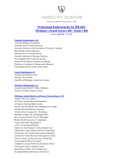 Professional Endorsements for HB 4663 (Last updated 1-4-10)