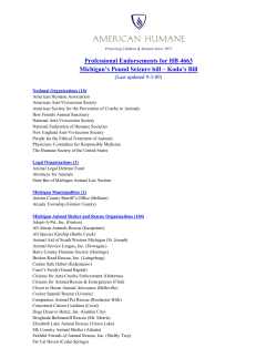Professional Endorsements for HB 4663 (Last updated 9-3-09)
