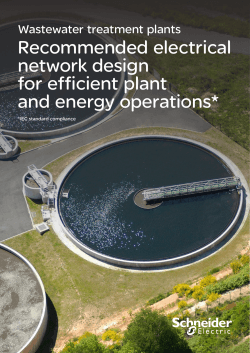 Recommended electrical network design for efficient plant and energy operations*
