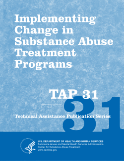31 TAP 31 Implementing Change in