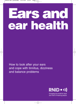 Ears and ear health How to look after your ears