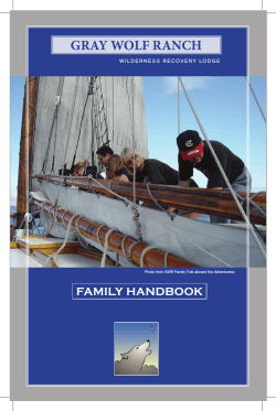 GRAY WOLF RANCH FAMILY HANDBOOK Adventuress