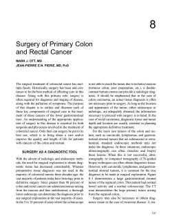 8 Surgery of Primary Colon and Rectal Cancer