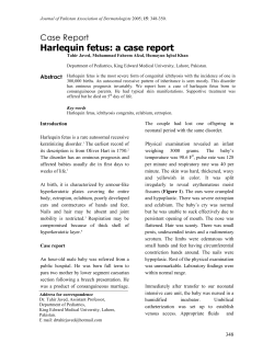 Harlequin fetus: a case report Case Report