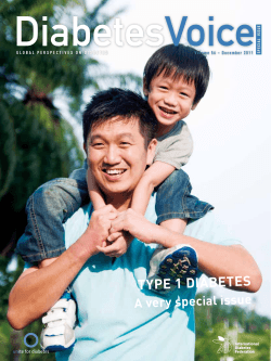 TYPE 1 DIABETES A very special issue