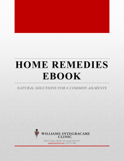 HOME REMEDIES EBOOK NATURAL SOLUTIONS FOR 6 COMMON AILMENTS