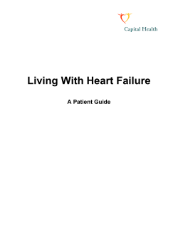 Living With Heart Failure A Patient Guide