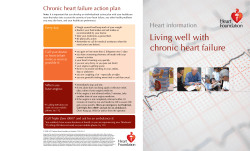 Chronic heart failure action plan