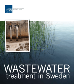 WasteWater  treatment in sweden