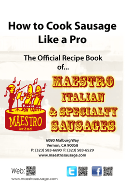 Maestro Sausages Italian &amp; Specialty