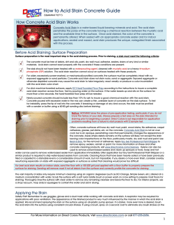 How to Acid Stain Concrete Guide How Concrete Acid Stain Works