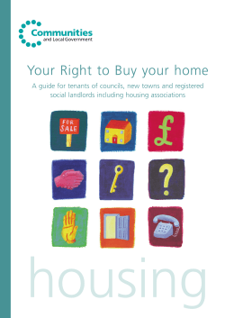 Your Right to Buy your home