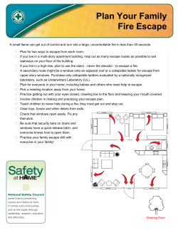 Plan Your Family Fire Escape
