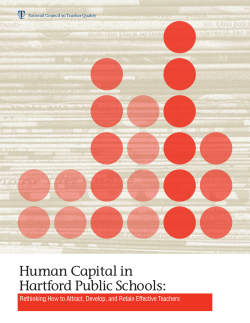 Human Capital in Hartford Public Schools: