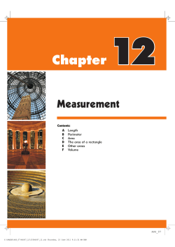 12 Chapter Measurement Contents: