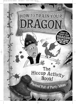 The Hiccup Activity Book! Pac