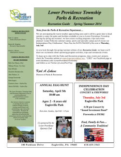 Lower Providence Township Parks &amp; Recreation