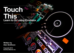 Touch This Learn to DJ using Emulator Written by