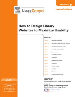 5 Library Connect How to Design Library