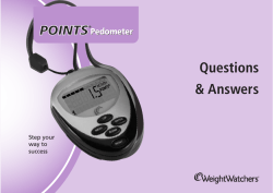 Questions &amp; Answers Pedometer Step your