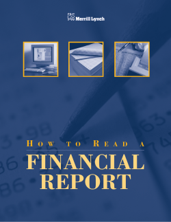 FINANCIAL REPORT H R