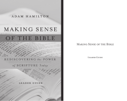Making Sense of the Bible Makin