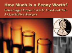 How Much is a Penny Worth? A Quantitative Analysis