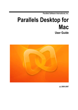 Parallels Desktop for Mac er Guide Us