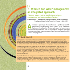 V Women and water management: an integrated approach .