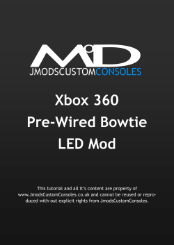 Xbox 360 Pre-Wired Bowtie LED Mod