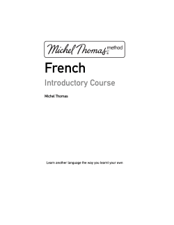 French Introductory Course Michel Thomas
