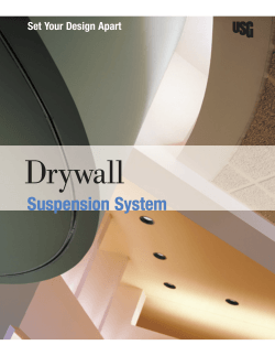 Drywall Suspension System Set Your Design Apart