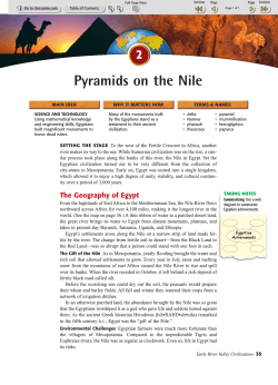 Pyramids on the Nile 2