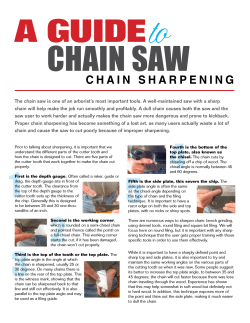 to chain saw A guide