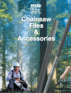 Chainsaw Files &amp; Accessories