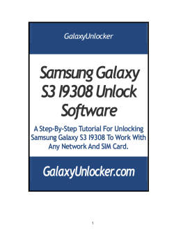 Samsung Galaxy S3 I9308 Unlock Software GalaxyUnlocker.com