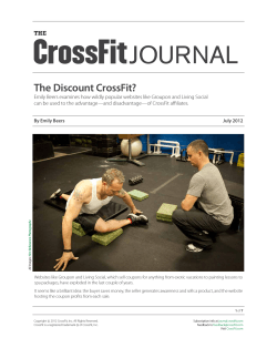 The Discount CrossFit?