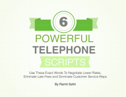 6 POWERFUL TELEPHONE SCRIPTS