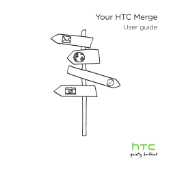 Your HTC Merge User guide
