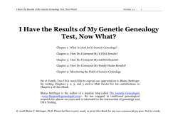 I Have the Results of My Genetic Genealogy Test, Now What?