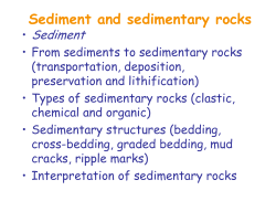 Sediment and sedimentary rocks Sediment