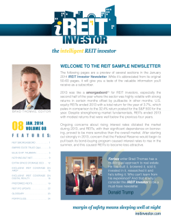 Welcome to the ReIt SAmPle NeWSletteR