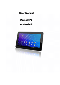 User Manual User Manual Android