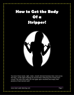 How to Get the Body Of a Stripper!