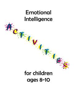 Emotional Intelligence for children ages 8-10