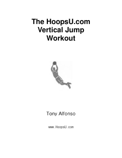 The HoopsU.com Vertical Jump Workout Tony Alfonso