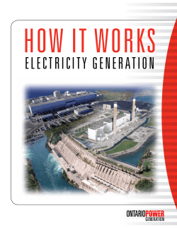 HOW IT WORKS ELECTRICITY GENERATION