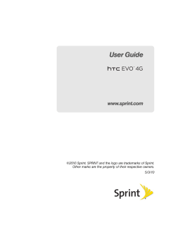 User Guide www.sprint.com