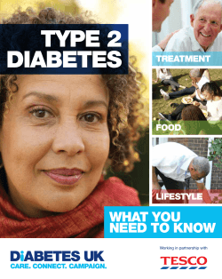 TYpE 2 DiABETEs WHAT YOU NEED TO KNOW
