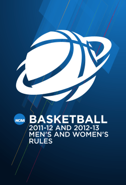 2011-12 AND 2012-13 MEN'S AND WOMEN'S RULES